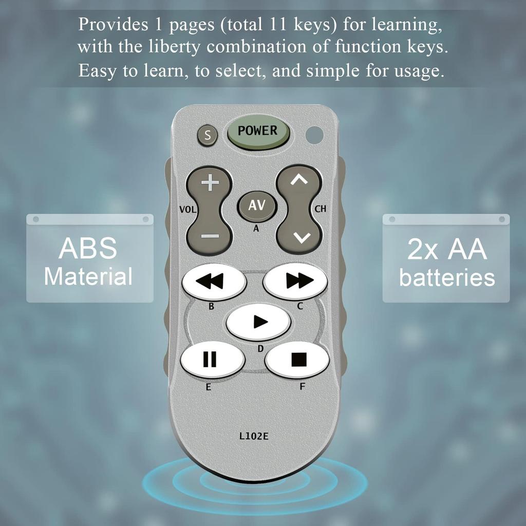CHUNGHOP L102 Learning Remote Control Use for TV/SAT/DVD/CBL/CD/DVB-T for Samsung LG Sony Philips Copy