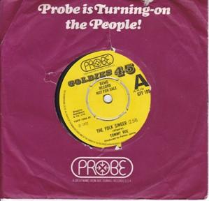

7inch Record TOMMY ROE - The Folk Singer GFF109 Probe 1972 UK Rock Used