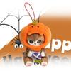 Adorable Mofusand Cat Pumpkin Plush Toy Pendant Cute Doll For Halloween Decor