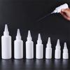5/10/20/30/50/60/100ml Empty PE Plastic Glue Bottles With Screw-On Lids Squeeze Liquid Ink Oil Dropper Bottles