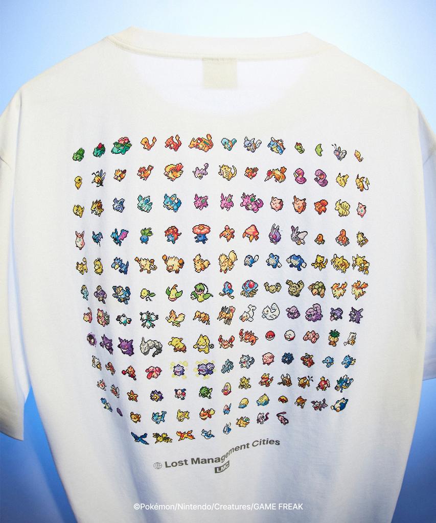 LMC Pokémon Pixel Art 151 Tee White