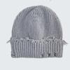 Knitted Hat, Children's Woolen Hat, Perforated Hat, Versatile And Eye-catching, Small Face