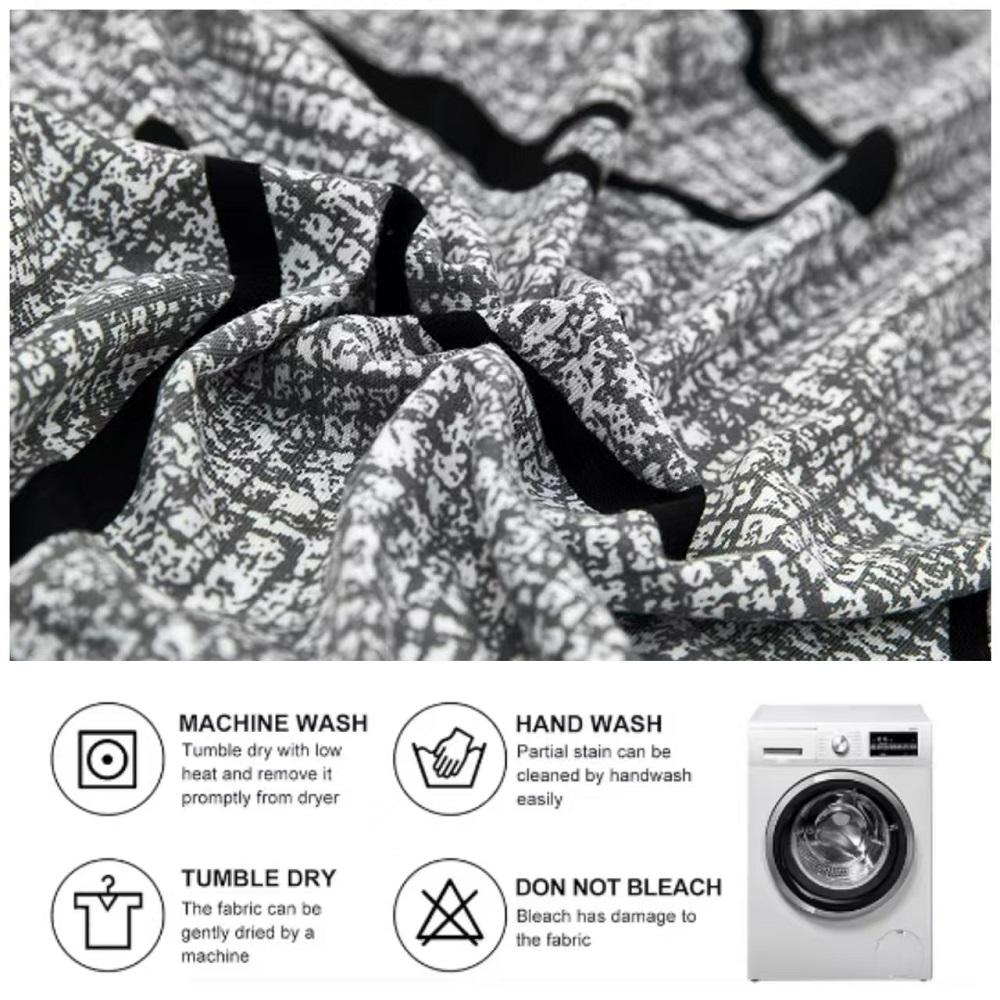 Bedruckter Milchseiden-Sofa-Sitzbezug Elastischer Sofabezug Schutz Couchbezug für Sofa Staubdicht Abnehmbarer Sofakissenbezug