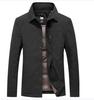 2026 Autumn/Winter Men's High-End Patchwork Goose Down Jacket - Warm Lapel Coat