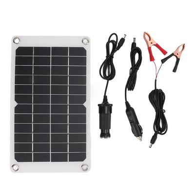Tragbares Outdoor 7,8W 12V Solarpanel Monokristallines Silizium Solarakku-Ladegerät für 12V Batterie