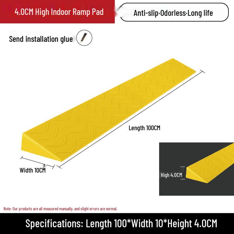 Threshold Uphill Ramp Mat for Indoor Sweeping Robots