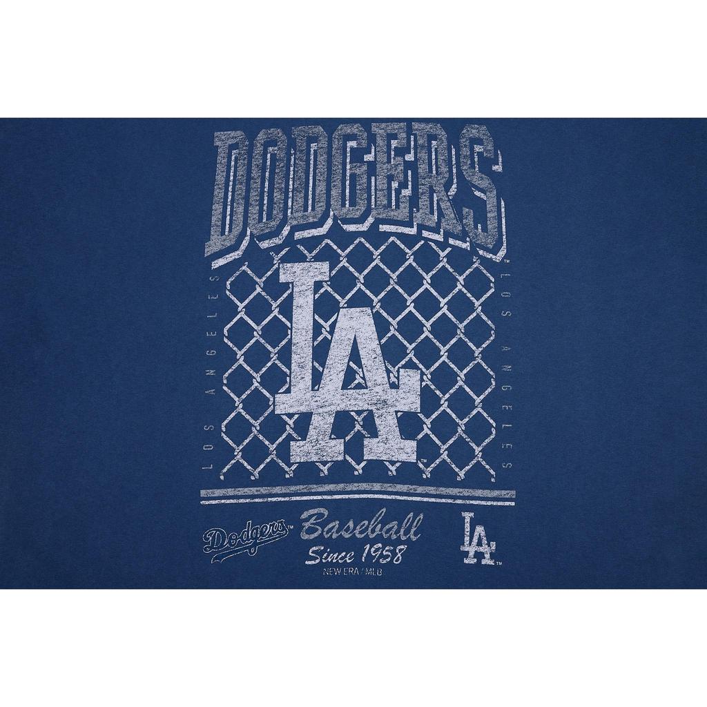 New Era MLB Los Angeles Dodgers Printed Series Short Sleeve T-Shirt Unisex Tops Blue 14363748