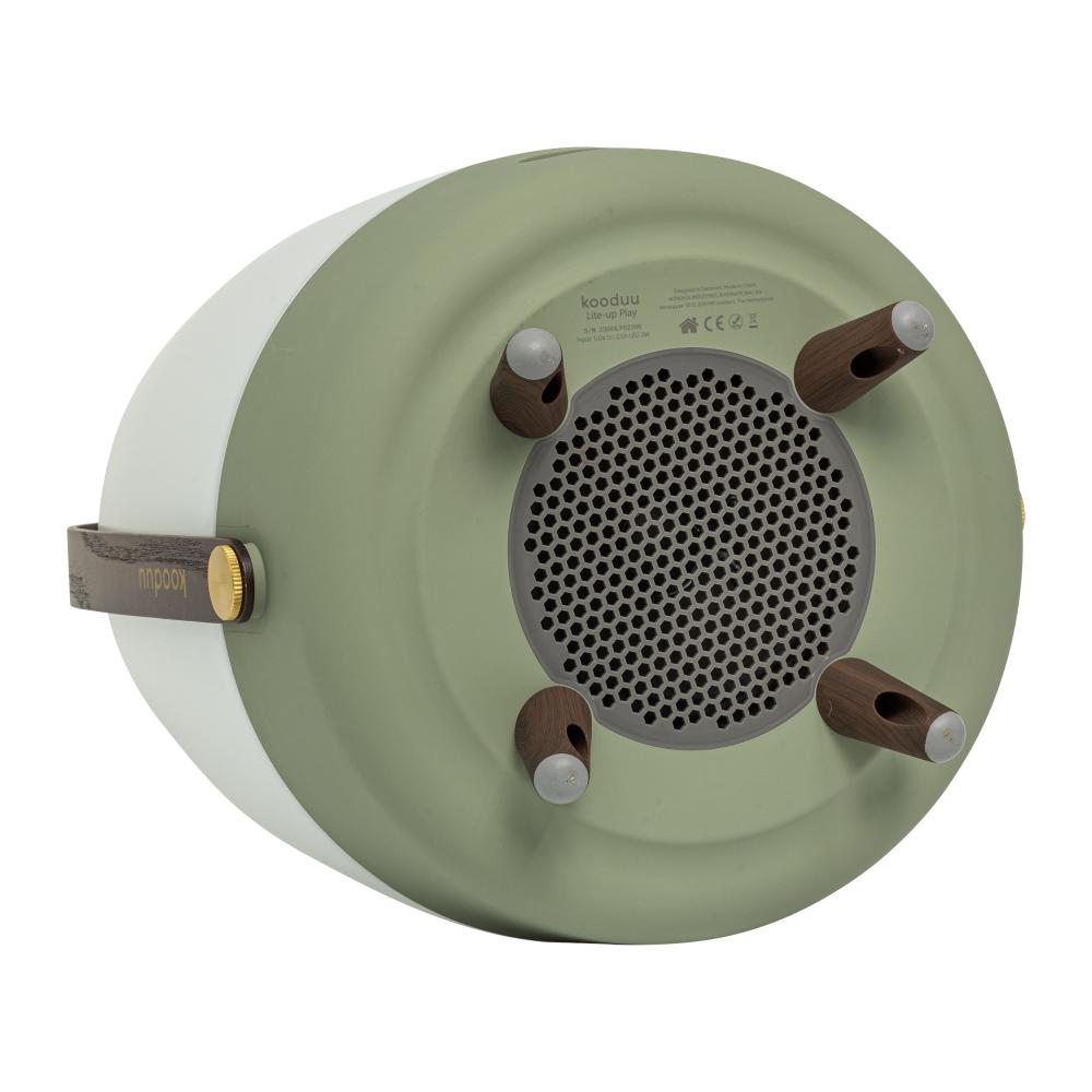 Kooduu – Lite-up Play 2.0 LED-Lampe mit integriertem Bluetooth-Lautsprecher (Sound von JBL), Olive, Kooduu
