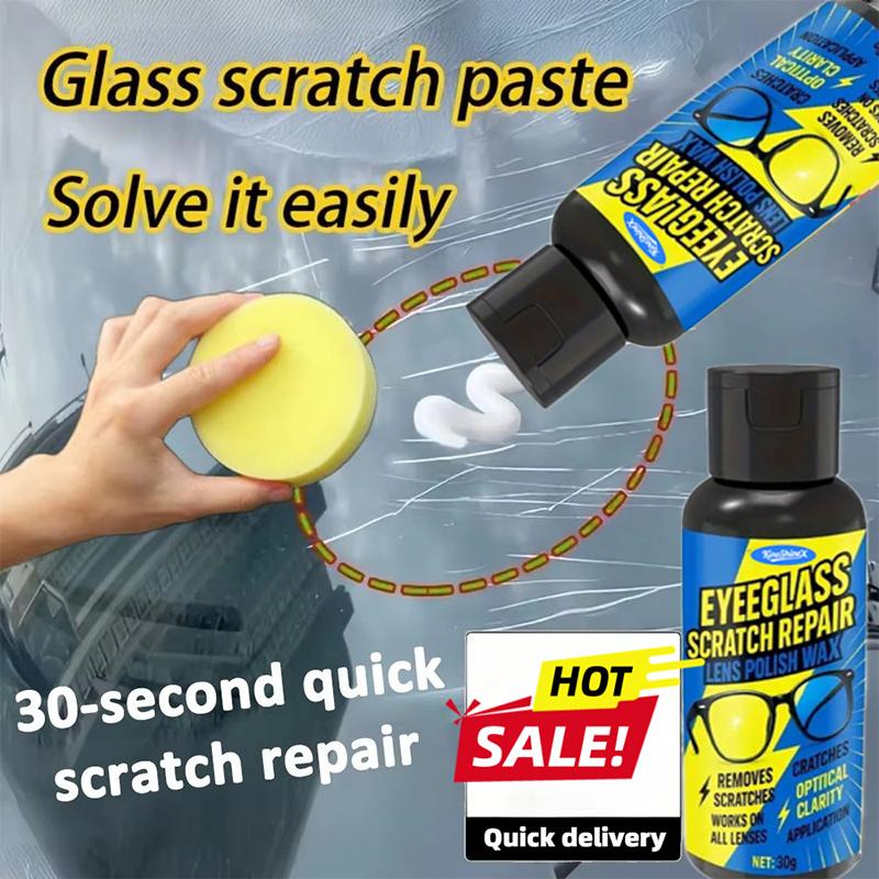 Multi-Purpose Lens Scratch Remover Cream for Glass Anti-Yellowing Polish for Scratches and Wear Non-Abrasive Optical Restoration
