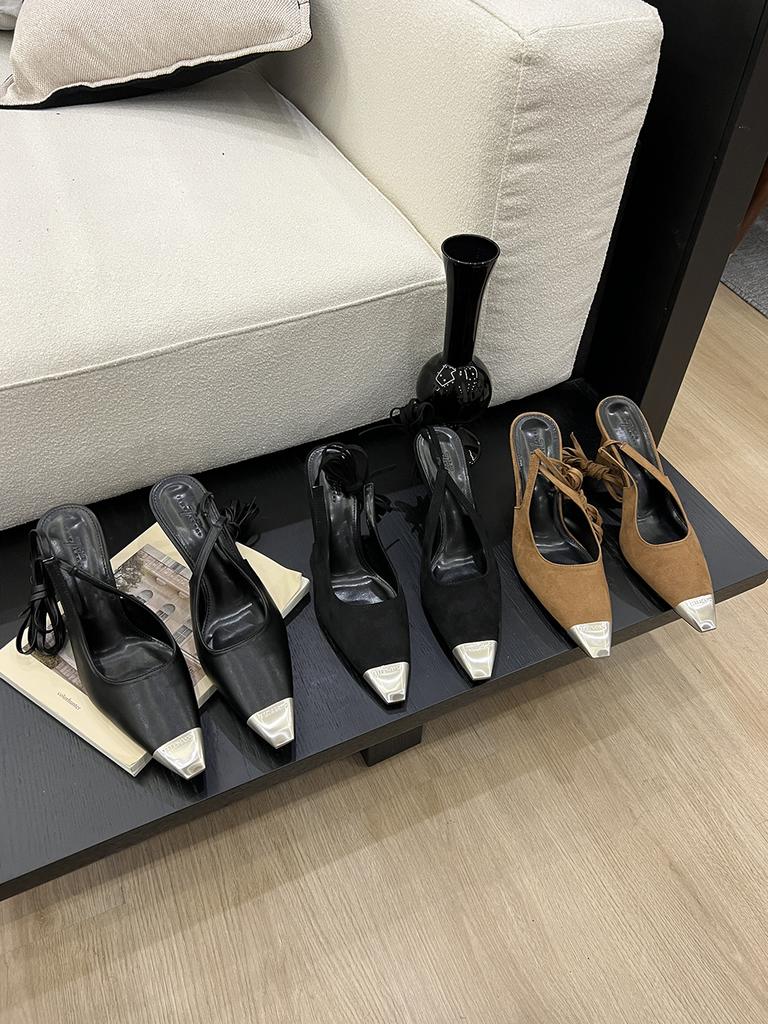 fashion Mixed Color Women Sandals Cross Strap Summer Ankle Strap Stiletto High Heels Lace Up Black Brown Fashion Mules Shoes 35-39