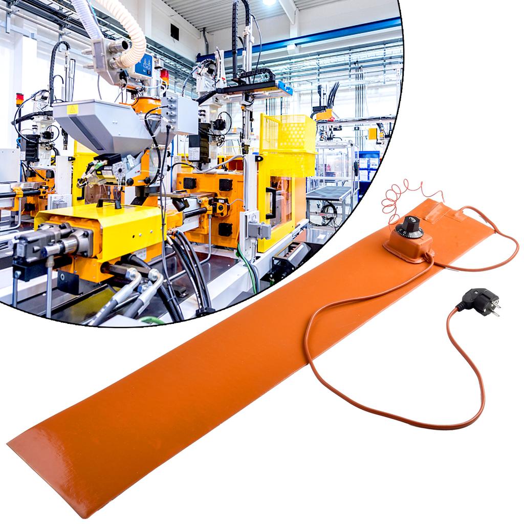 Silicone Heating Pad for Guitar Side Bending, 15x91 5cm, Uniform Heat Transfer, Quick Heat Up, Easy Installation