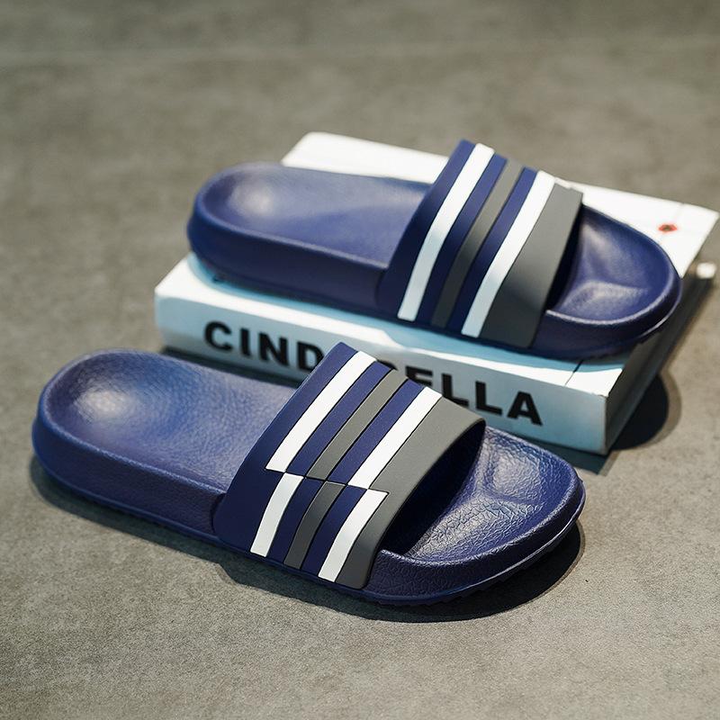 

Amazon men s slippers men s outer wear summer home bathroom bath lightweight large size cool slippers slippers 45 синій