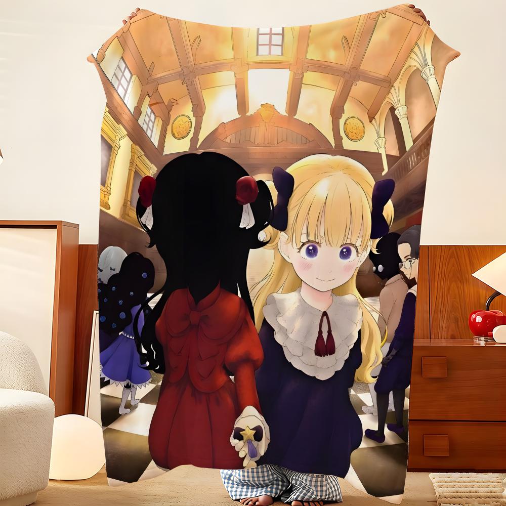Anime S-Shadows H-House Throw Flannel Throw Blanket, Lightweight Cozy, Durable Washable cute Cool