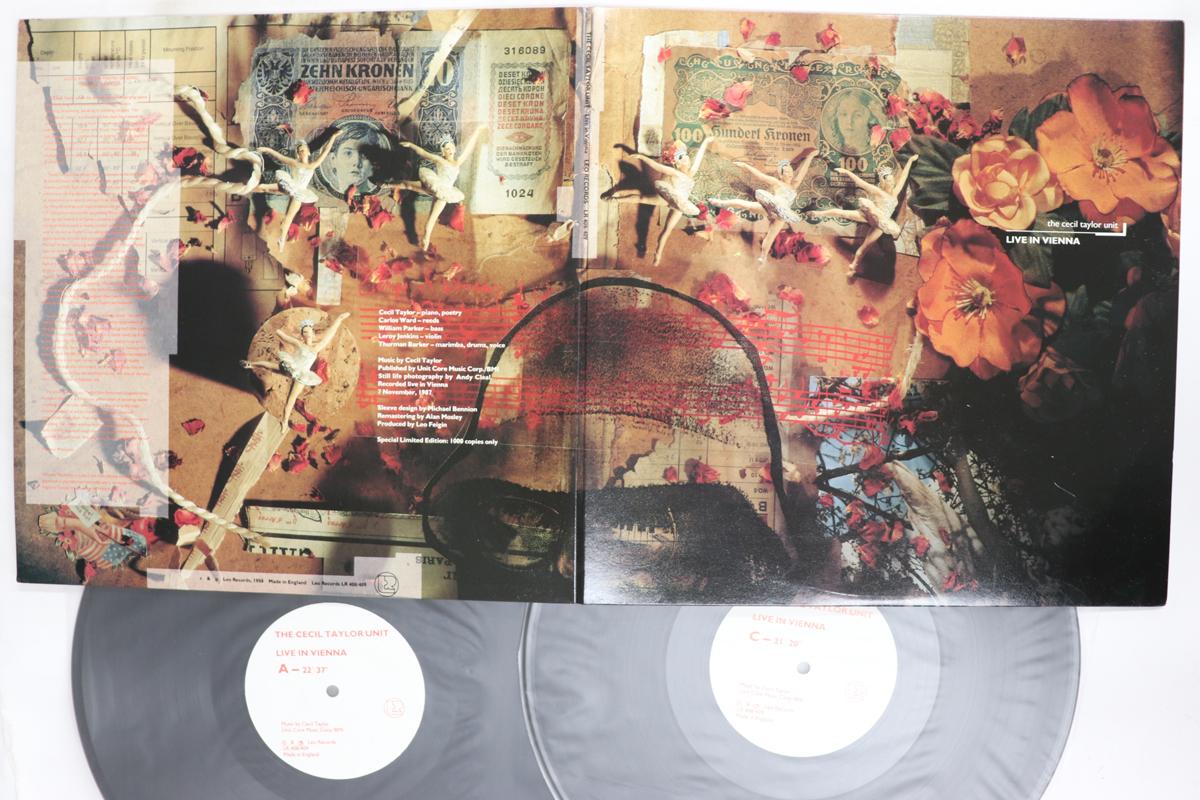 

LP Record CECIL TAYLOR UNIT Live In Vienna LR408409 LEO 1988 UK Jazz Used