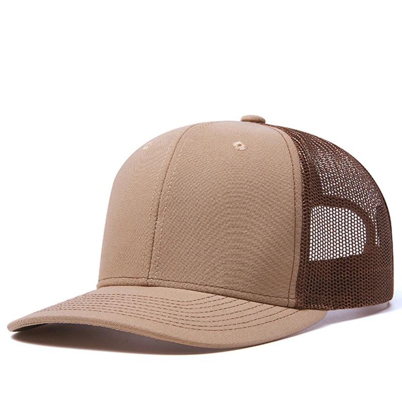 Fresh Latest Brand New 1Pc Unisex Cap Slight Curved Brim Style Trucker Hat Men & Women Casual Outdoor Air Permeable Ventilated Summer Cap