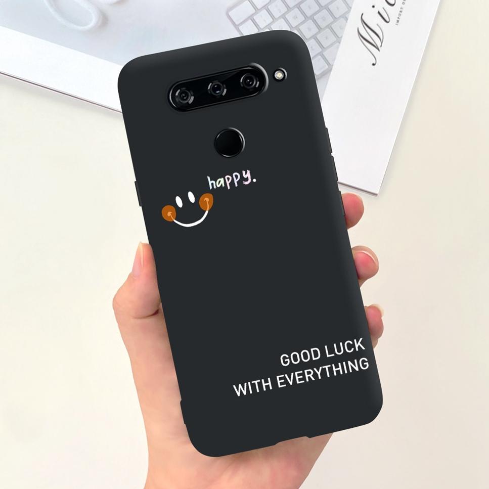 Case For LG V40 ThinQ Cartoon Astronaut Dinosaur Soft Silicon Black Cover For LG V50 V50S ThinQ 5G LG V30 2017 Bumper Phone Case
