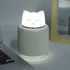 White Plastic 300ML Cat Ultrasonic   Humidifier USB Mist Mistorizer Household LED Night Light