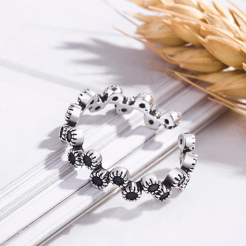 Lindon Klasszikus rézötvözet cirkon gyűrű női ékszerek esküvői ígéret party ajándék