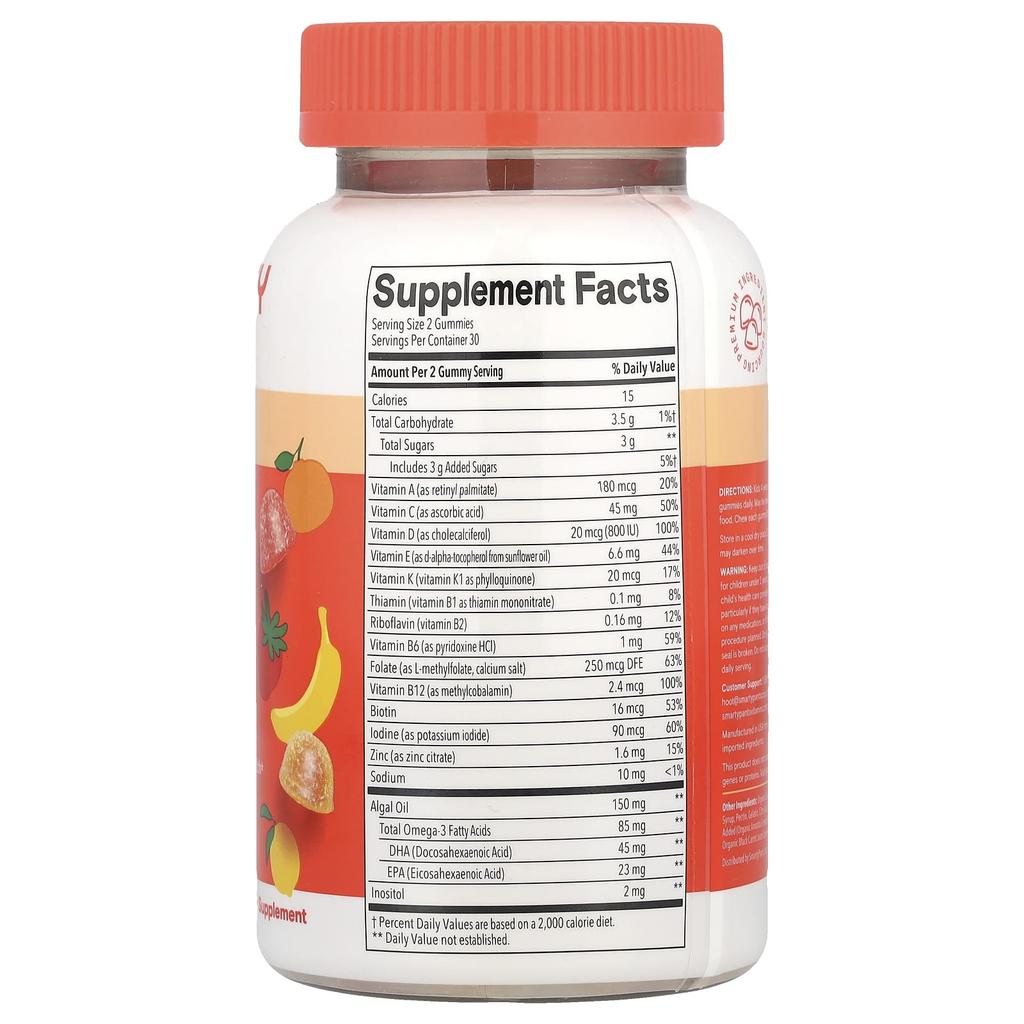 Kids Plus, Multi & Omega Gummies, Lemon, Orange, Strawberry Banana, 60 Gummies