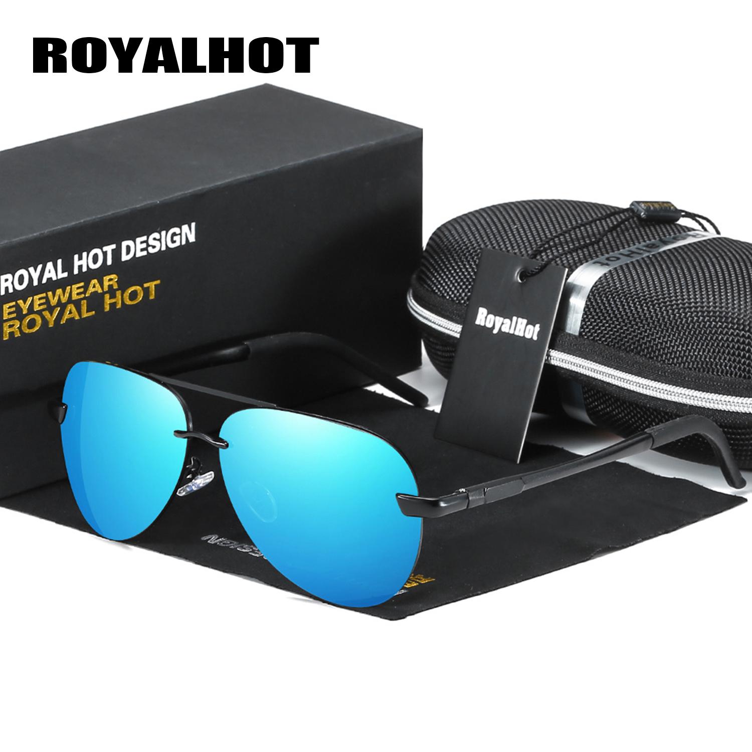 

Royal Hot Unisex Поляризованные очки-жаба Металлические солнцезащитные очки для езды на велосипеде на открытом воздухе