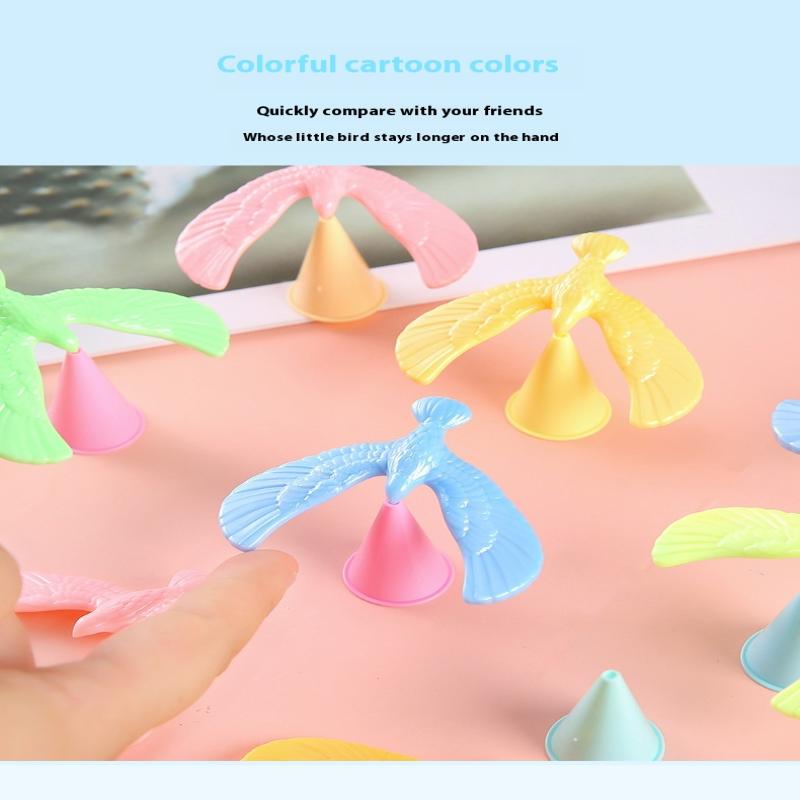10Pcs/Set Mini Balance Eagle Gravity Bird Puzzle Tumbler Toy For Kid Party Favor Baby Shower Goodie Bags Pinata Fillers