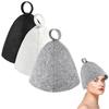Sauna Hat for Men Women Wool Sauna Hat Vaporarium Cap Russian Banya Cap for Bath House Accessories