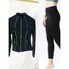 Lululemon Swift Speed Damen Sportjacke mit goldenem Besatz, schmal geschnitten