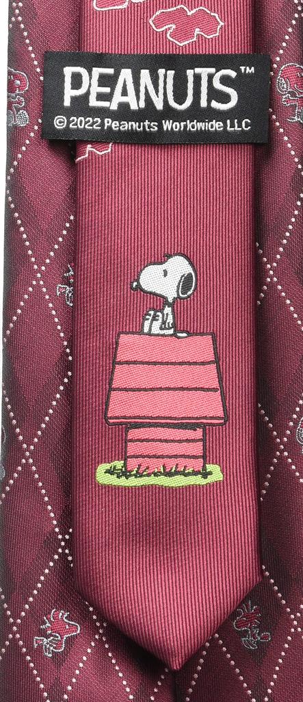[Peanuts] Snoopy Necktie PND48162 Red SNOOPY Business Brand Necktie Gift