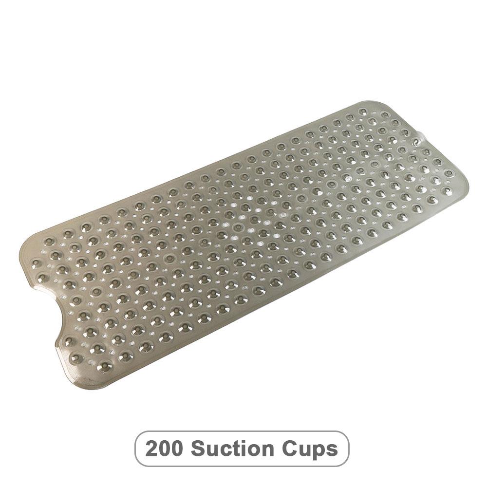 Silicone World PVC Anti-skid Bath Mats Soft Shower Bathroom Massage Mat Suction Cup Non-slip Bathtub Carpet 40x100cm Floor Mat