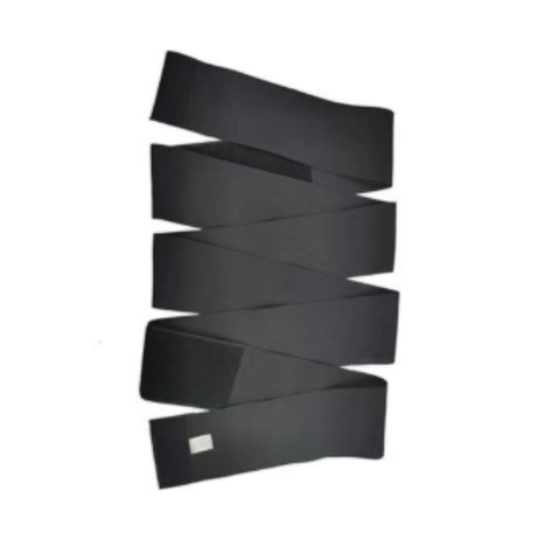 

Тренажер для талии для женщин, бандажный бандаж, поддерживающий поясничный пояс, регулируемый пояс для живота, общий для женщин 3M*10CM чёрный