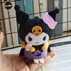 Bambola di Hello Kitty per Halloween Cinnamoroll Kuromi Kawaii Peluche Fantasma Ciondolo Portachiavi Accessori per Borsa Regali di Compleanno Giocattoli di Halloween