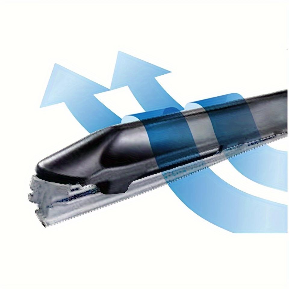 Ștergător Auto în Trei Etape Universal Silențios Durabil de Înaltă Calitate Multi Dimensiune Parbriz Ștergător Delicat de Cauciuc Piese Auto 1 buc