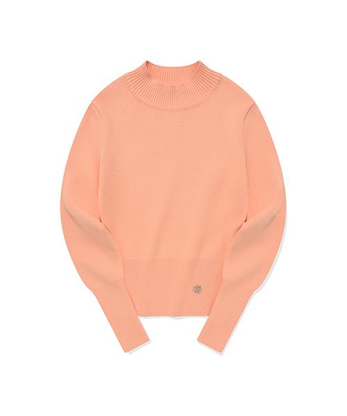Kirsh Collection Metal Logo Point Knit [Light Orange] Light Orange/1