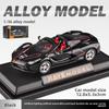 Car Laalloy Model 136 Scale Sports Light Sound Open Kids Doors