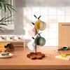 Fresh For Countertop Coffee Mug Holder With Wooden Base, For Counter Bar Accessory Leaf-Shaped Design, Coffee Mug Tree Rack