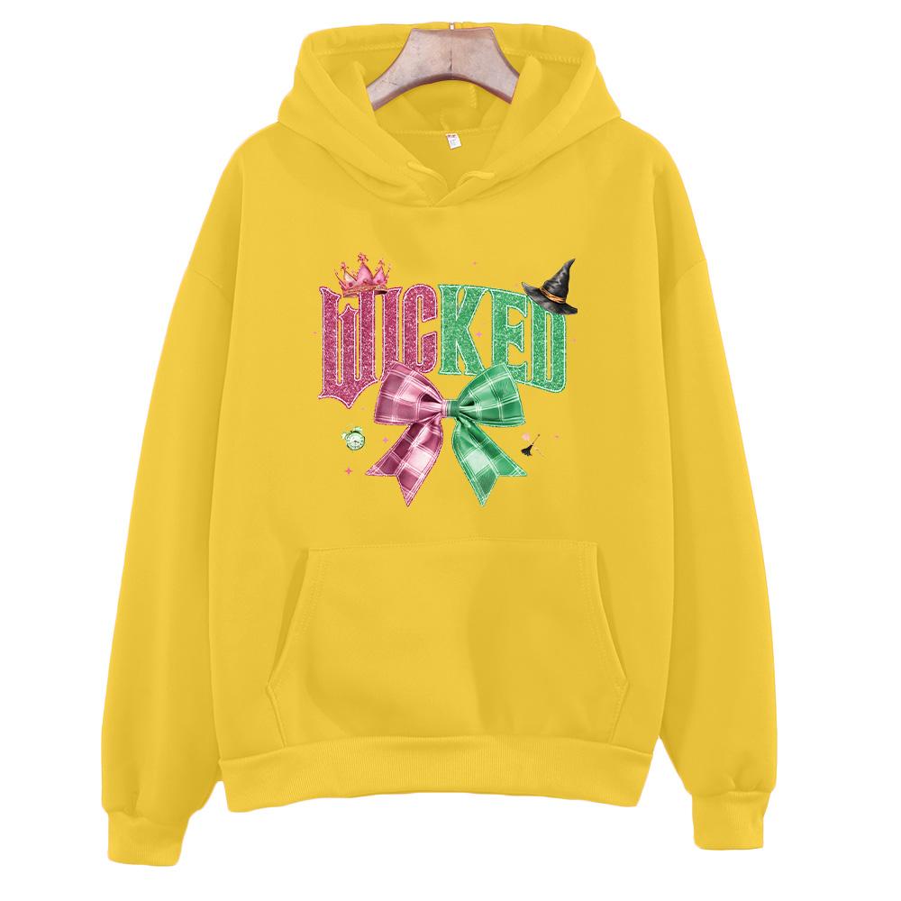 Mikiny Wicked for Good Mikina pro fanoušky muzikálu Wicked Valentýnský dárek Mikina Móda Ženy Muži Estetická Podzim Zima Pulovr Oblečení