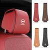 Leather Car Seat Headrest Protective Cover Accessories For Opel Astra J K OPC Corsa Vectra D Zafira B Insignia Mokka Vivaro