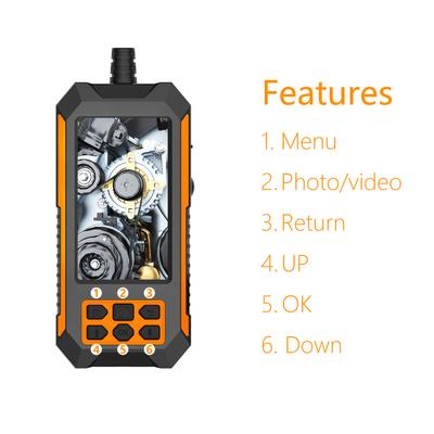 Industrial Endoscope Camera with Dual Camera 1920*1080P/2592*1944P 8 LED Light IP68 Waterproof