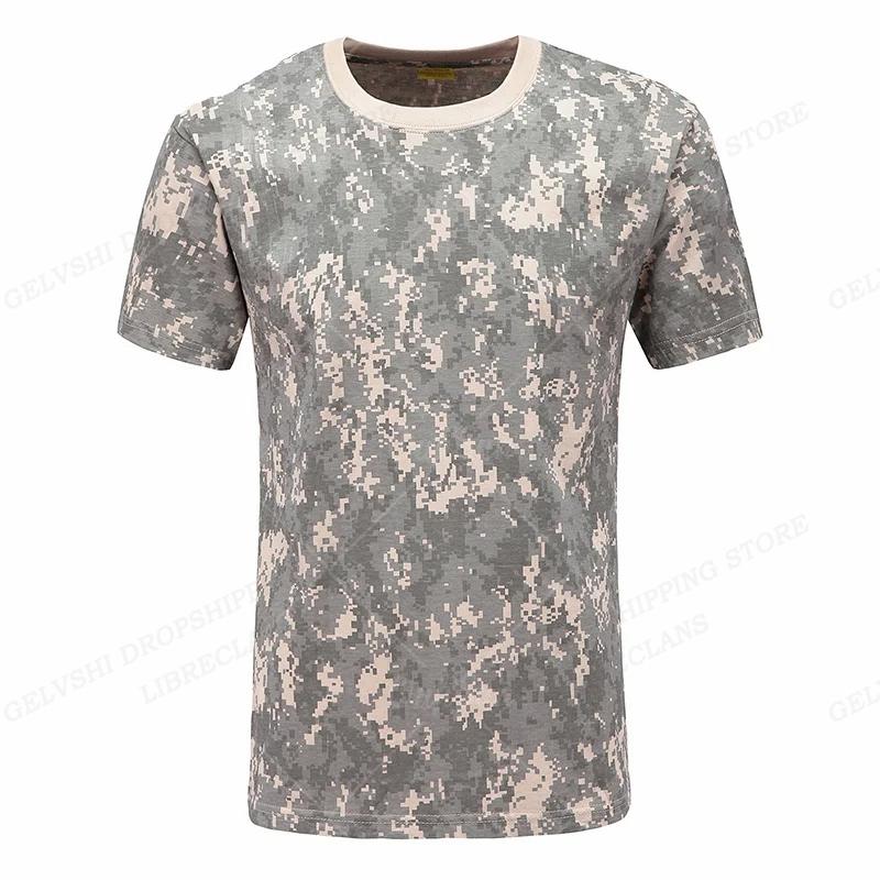 Summer Round Neck 3D Camouflage Print Top Fashionable Outdoors Casual Short Sleeved Men's T-shirts