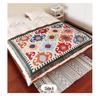 Bohemian Cotton Jacquard Throw Blanket and Bed Runner for Home or Hotel.