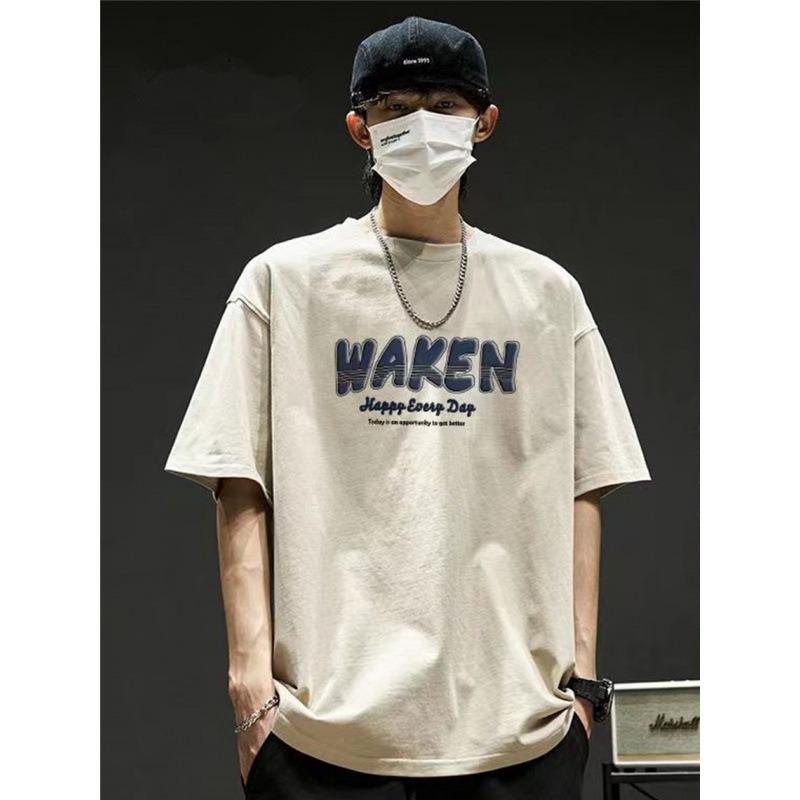 

GMXIA Мужская мода Повседневные топы и футболки Лето Весна XXXL хаки