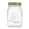Heat-Resistant Food-Grade Glass Bottle for Honey, Jam, or Lemon Paste, Lead-Free and Airtight Sealed.