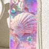 Pink Shell Anti-Fall Transparent Case for iPhone 14-17 Pro Max
