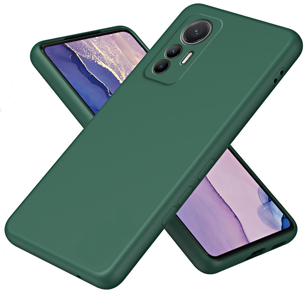 Luxury Liquid Silicone Case For Xiaomi Mi12 Lite 12Lite Fundas Shockproof Soft Phone Cover Xiaomi Mi 12 Lite Case
