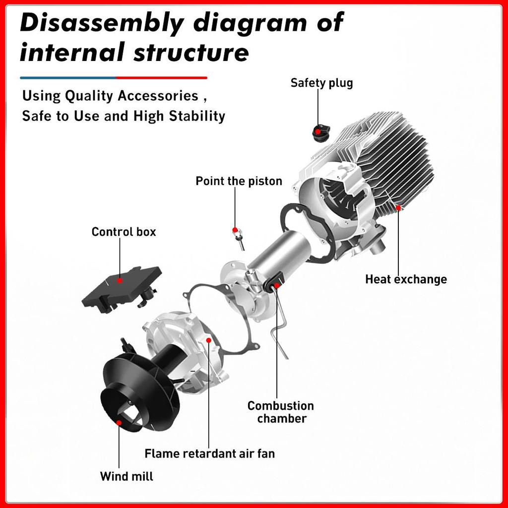 Buy Mini All In One Car Heater 12v 8kw Air Diesel Parking Heater Remote