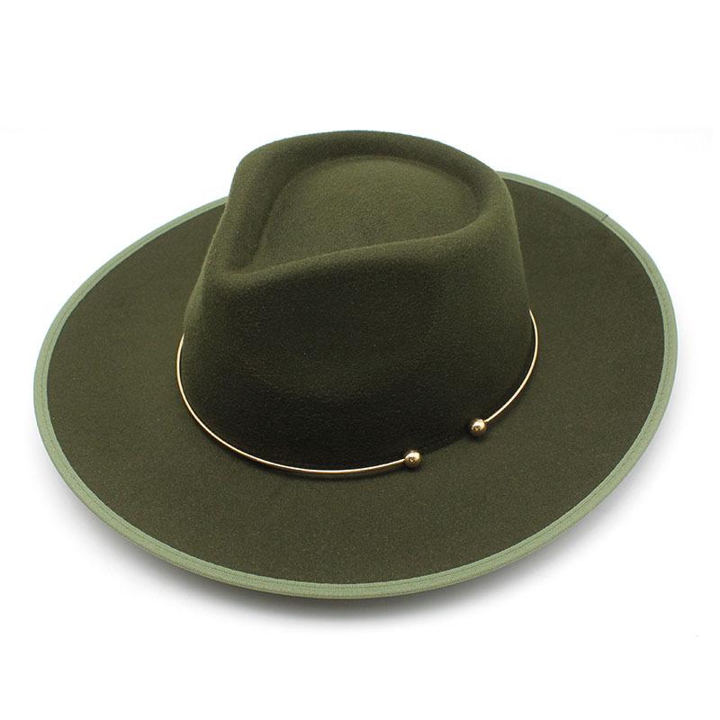 Vintage Metallic Wool Hat Pink Visor Jazz Hat Top Hat British Hat Wide Rim Felt Hat