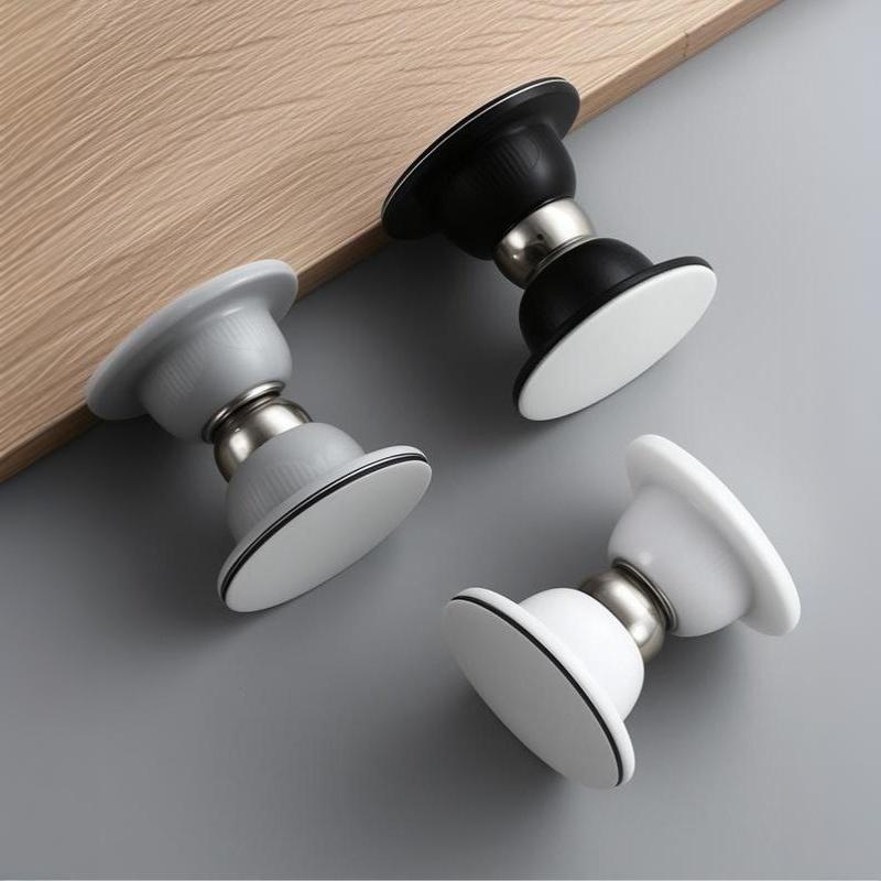 Magnetic Door Stop Strong Magnetic Suction No Drill Self Adhesive Door Holder for Home Bedroom Apartment Dorm Room