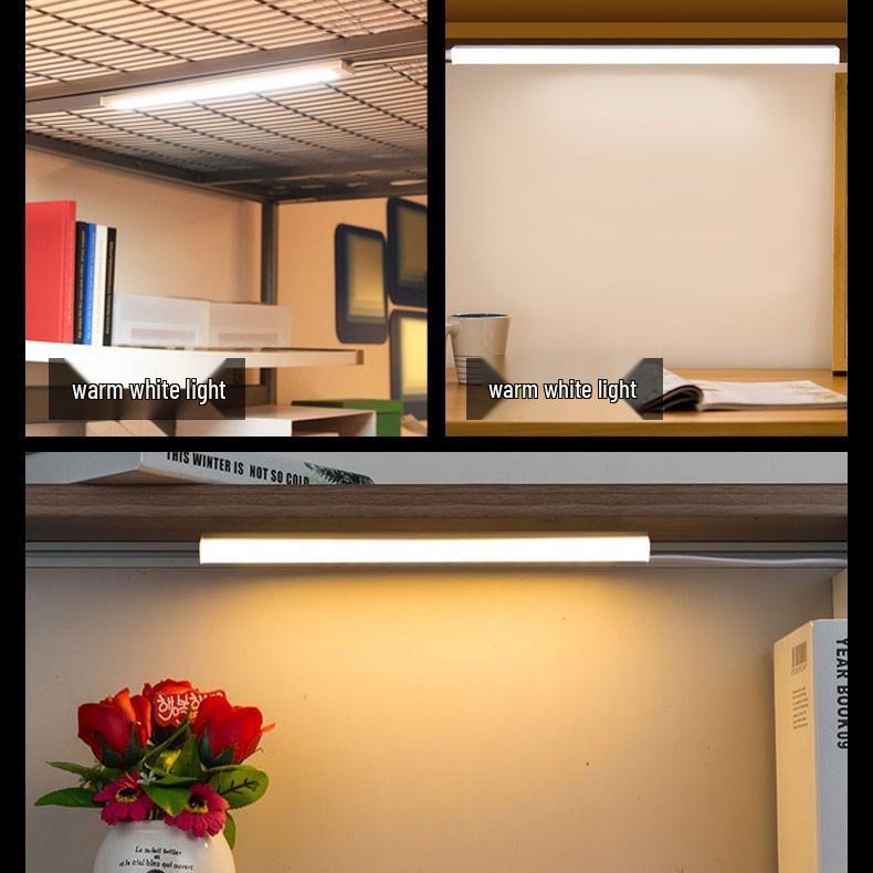LED Plug-in Desk Lamp for Home & Dorm: Energy-Saving Fluorescent Tube