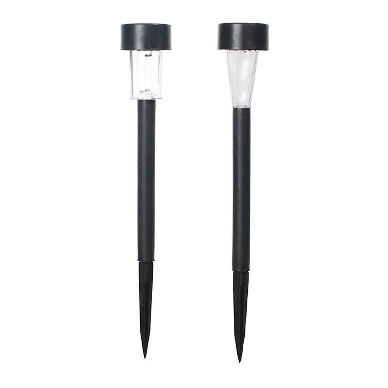 Pailide Solar Plastic Warm White Lawn & Path Lights (7-Pack)