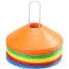 10Pcs Cone Tube Football Disc Cone Set Football Agility Training Saucer Marking Disc Multi Sport Training Space Cone Accessorie